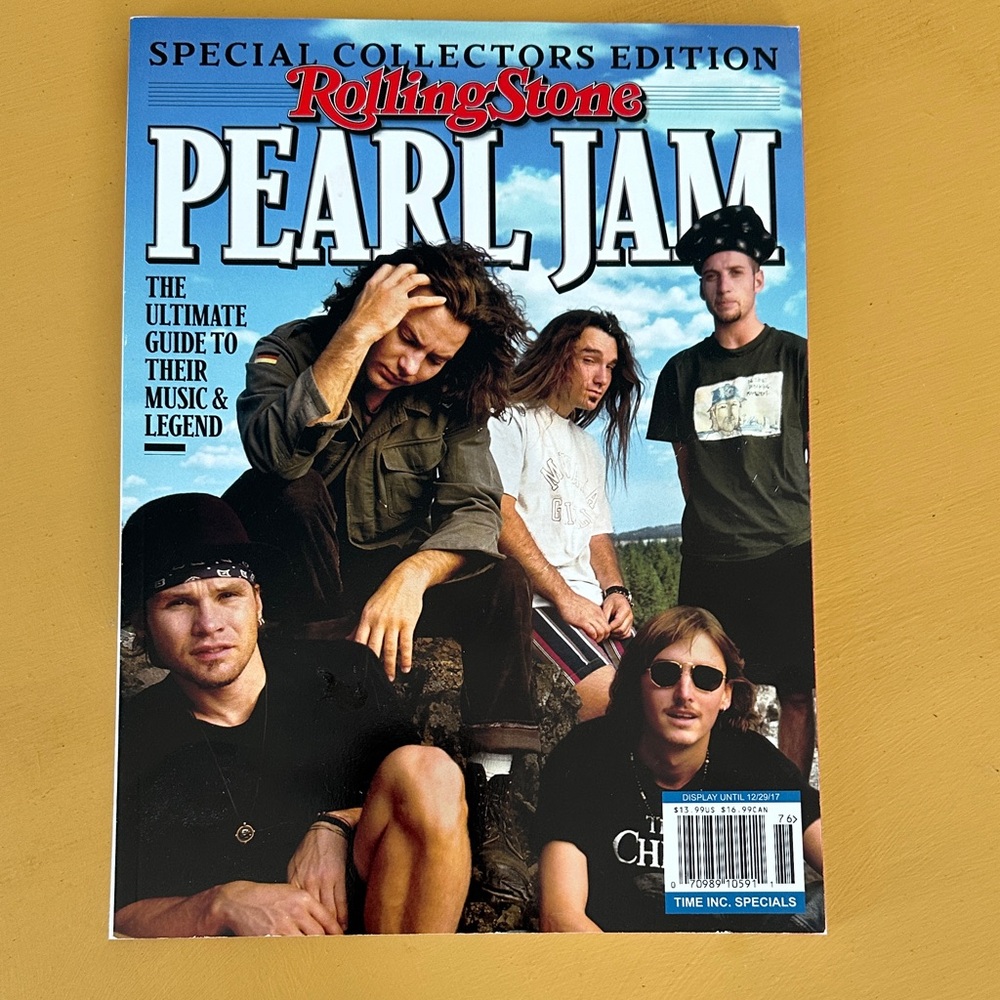 Rolling Stone Pearl Jam Special Collectors Edition Magazine